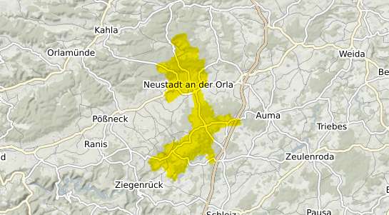 Immobilienpreisekarte Neustadt an der Orla